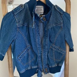Jean Zipper Jacket.